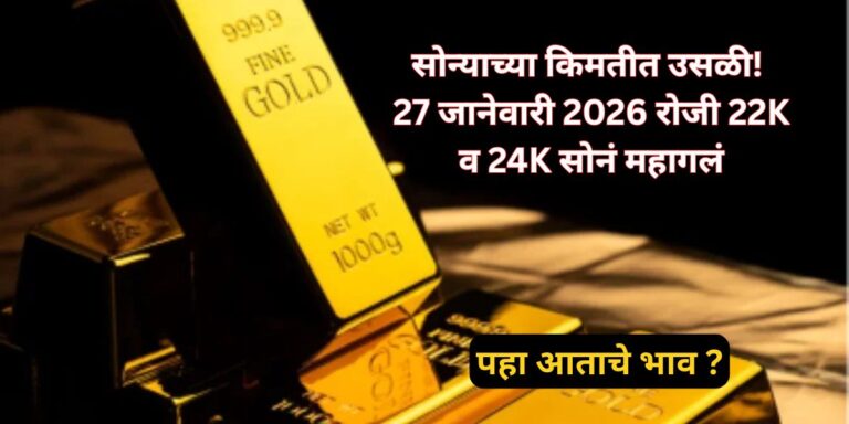 Gold Rate Today 27 January 2026: सोन्याच्या दरात 1.61% वाढ आजचे नविन दर काय ?
